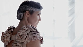Illustration for article titled This is what a dress made of 3,000 cow nipples looks like